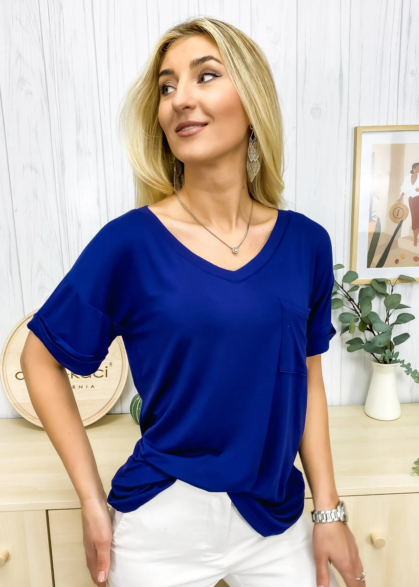 Cuffed Loose Tee sold by Anna-Kaci product image thumbnail 3