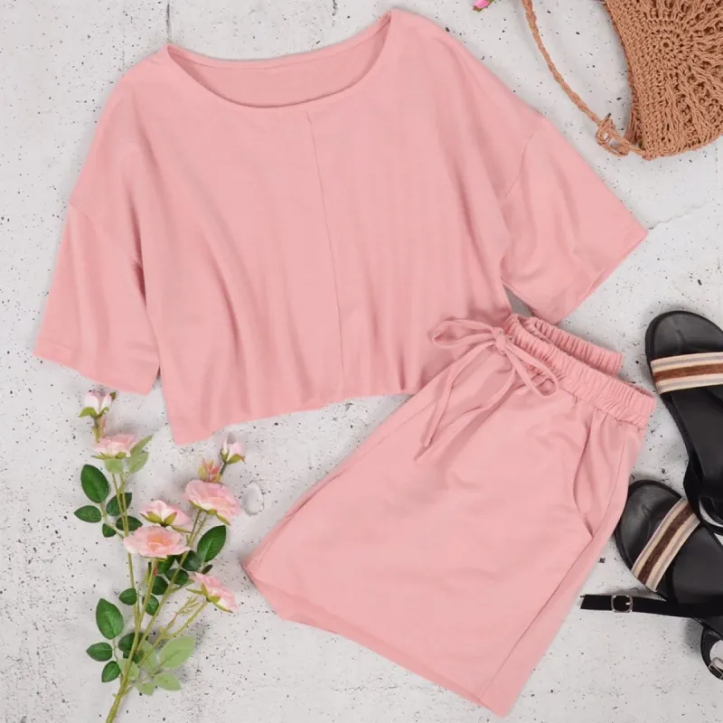 Pink Love to Lounge Set sold by Anna-Kaci