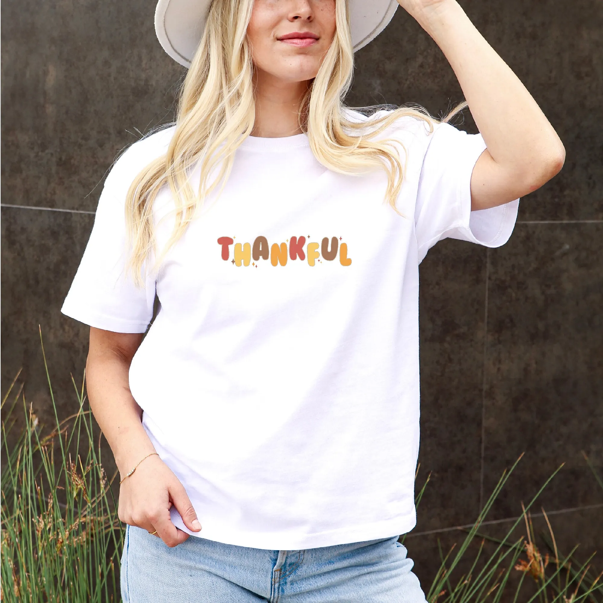 "Thankful Sparkle" Tee: Gratitude Illuminated sold by Anna-Kaci