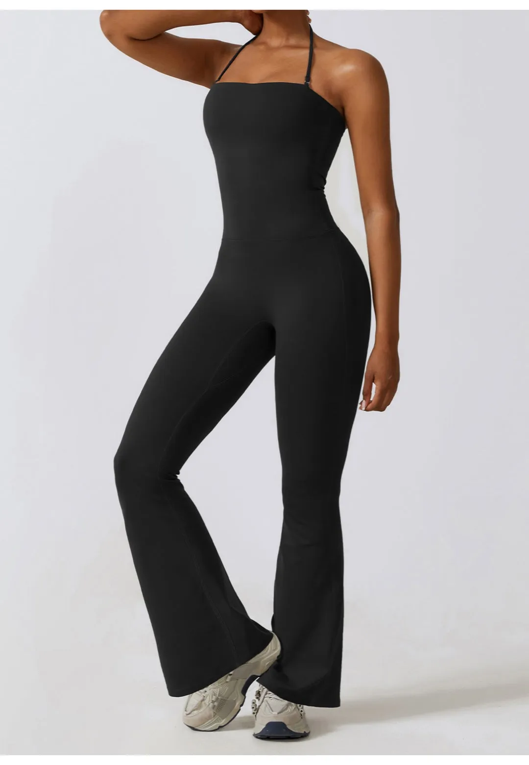 Shirred High Waist Flared Leggings sold by Anna-Kaci product image thumbnail 5