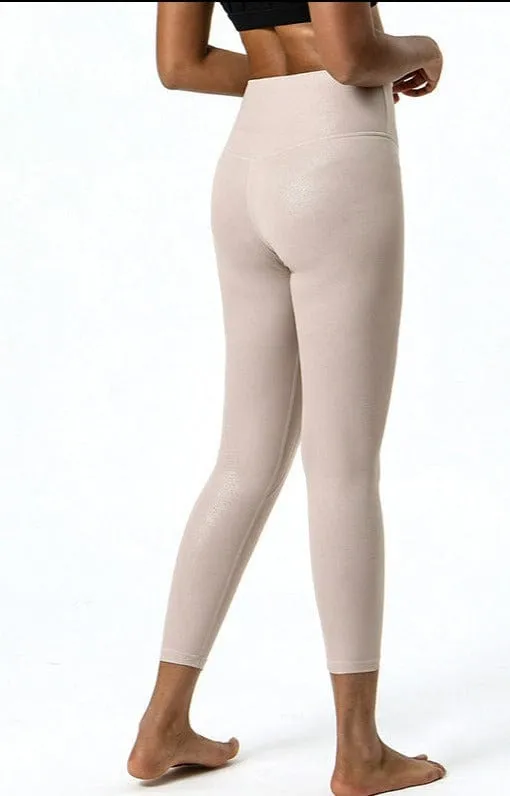 Glossy & Shiny High Rise 7/8 Leggings sold by Anna-Kaci product image thumbnail 2