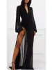 Chiffon Maxi Kimono Robe Bathing Suit Cover Up sold by Anna-Kaci