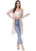 Anna-Kaci Women's Sparkly Sequin Cardigan Long Sleeve Open Front Glitter Kimono sold by Anna-Kaci