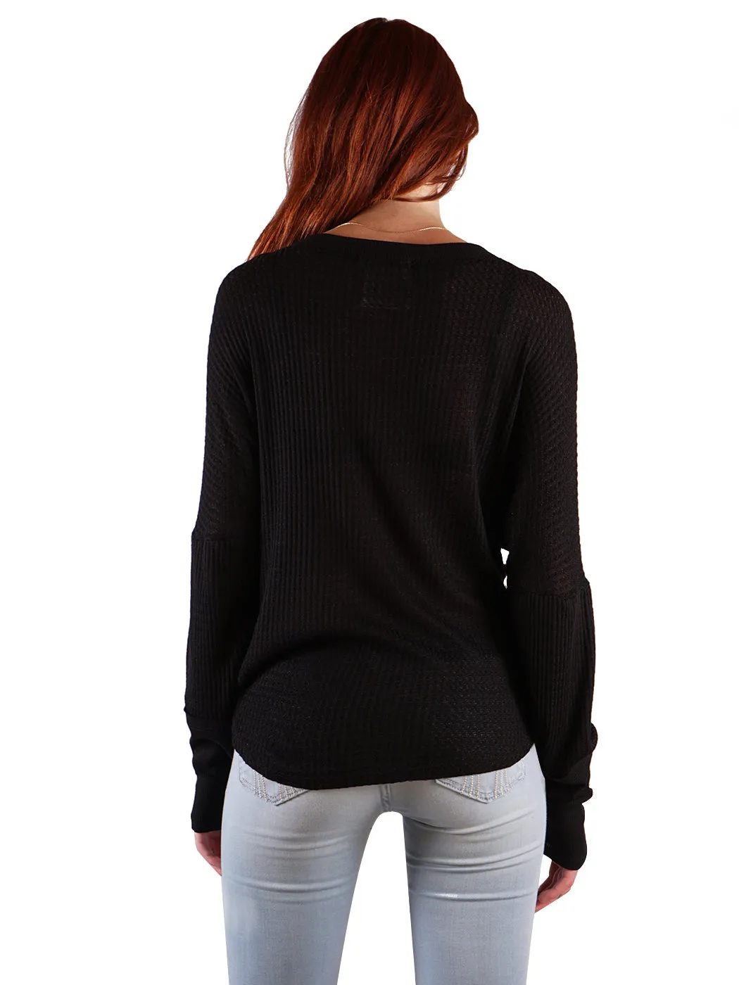 Waffle Button-Up Long Sleeve Shirt sold by Anna-Kaci product image thumbnail 5