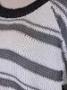 Lush Hello Fall Chunky Striped Raglan Sleeves Contrast Pullover Knit Sweater Top sold by Anna-Kaci