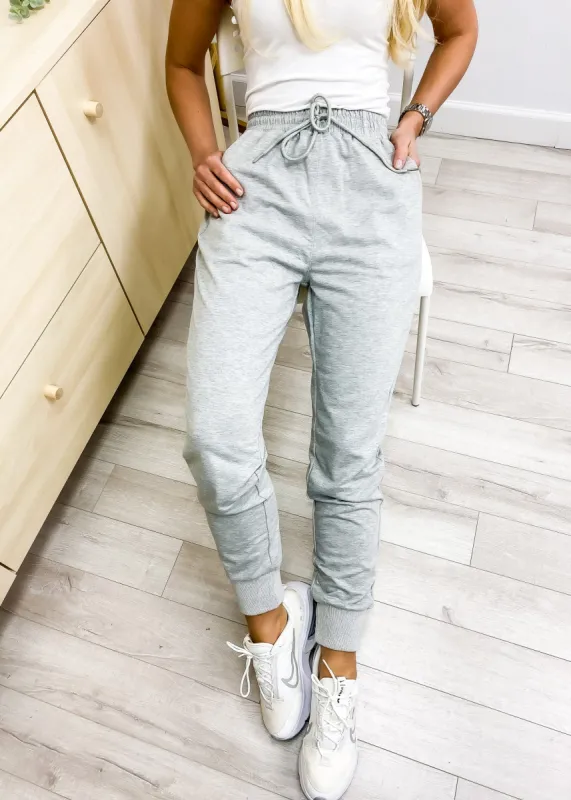 Sweatpant Pocket High Waist Sport Gym Athletic Fit Jogger Pants Lounge Trousers sold by Anna-Kaci