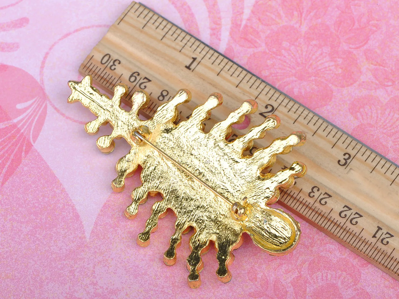 Winter Christmas Tree Noel Holiday Pin Brooch sold by Anna-Kaci product image thumbnail 3