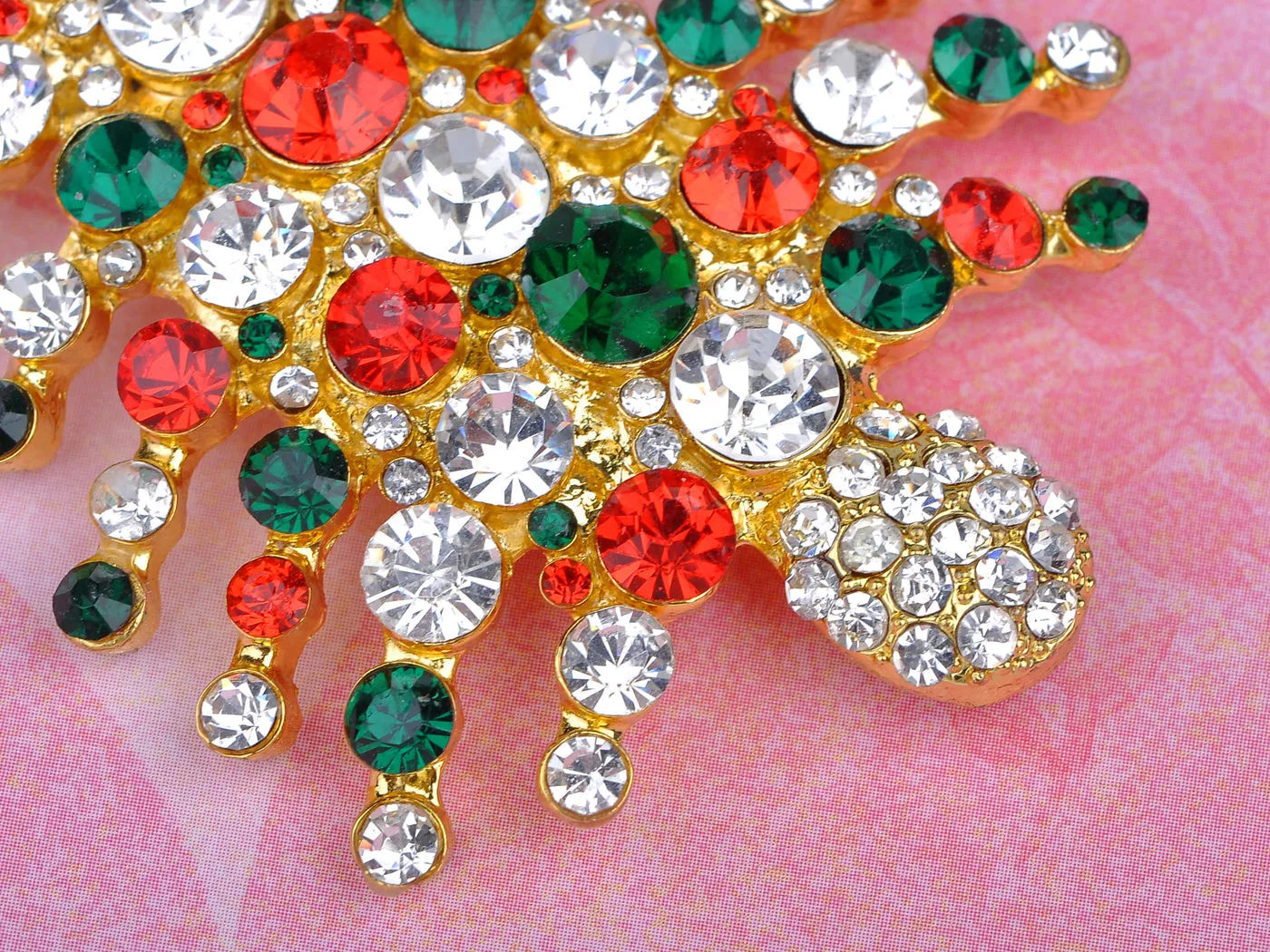 Winter Christmas Tree Noel Holiday Pin Brooch sold by Anna-Kaci product image thumbnail 4