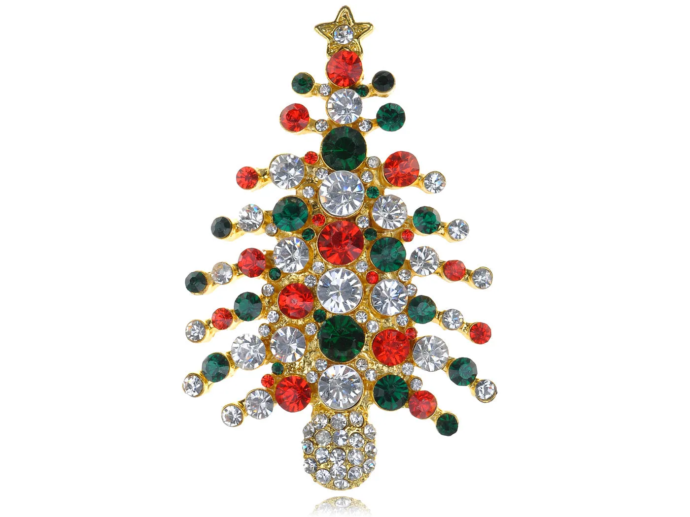 Winter Christmas Tree Noel Holiday Pin Brooch sold by Anna-Kaci