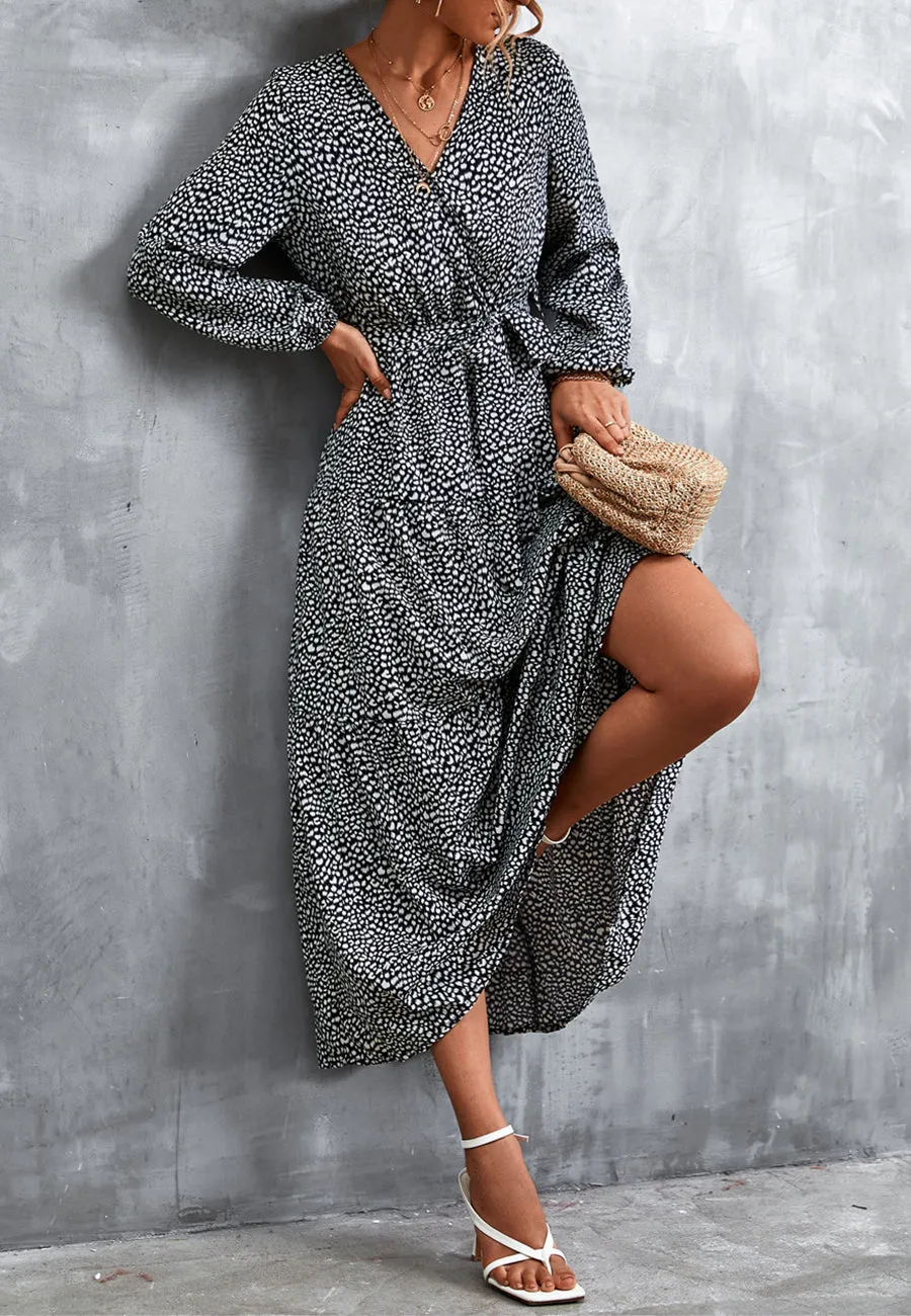 Cheetah Print Tiered Maxi Dress sold by Anna-Kaci product image thumbnail 2