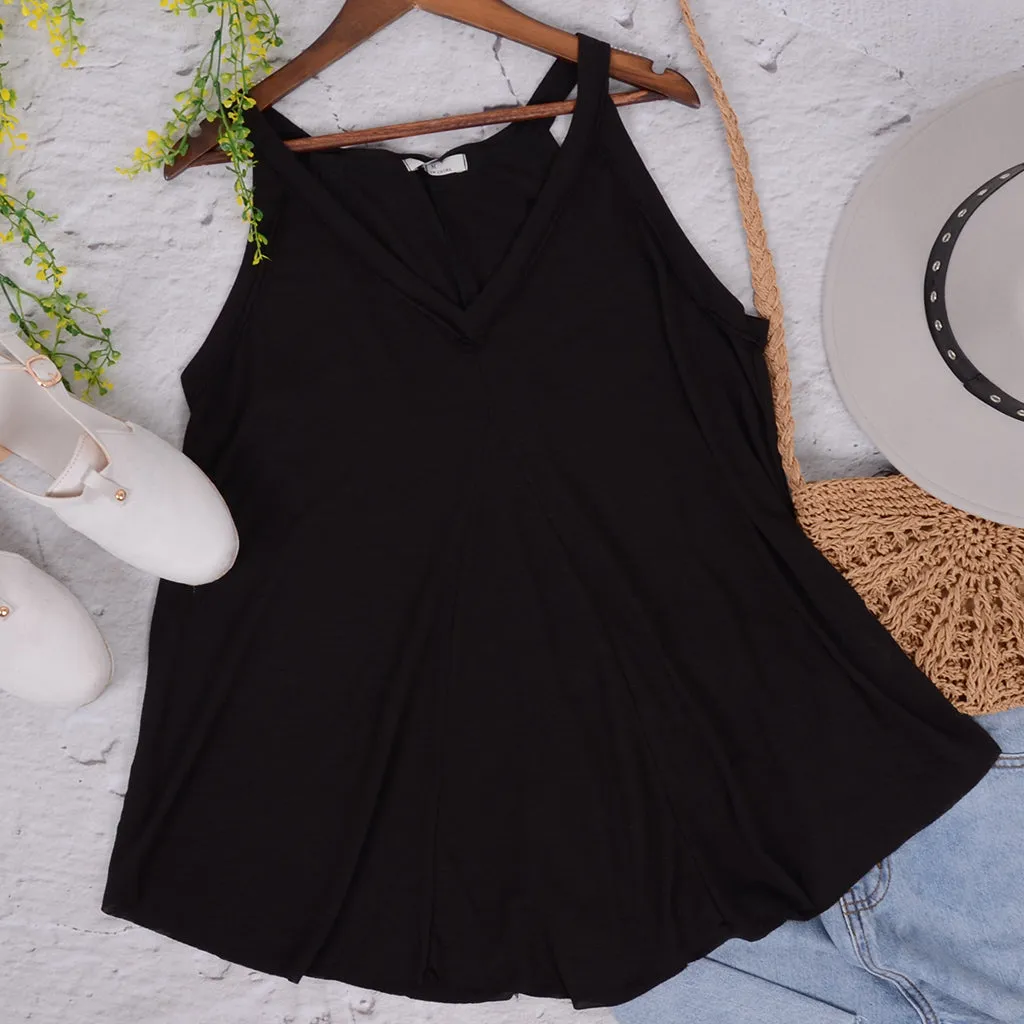 Handkerchief Flare Tank sold by Anna-Kaci product image thumbnail 5