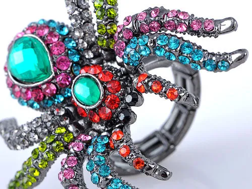 Colorful Spider Tarantula Bug Ring sold by Anna-Kaci product image thumbnail 5