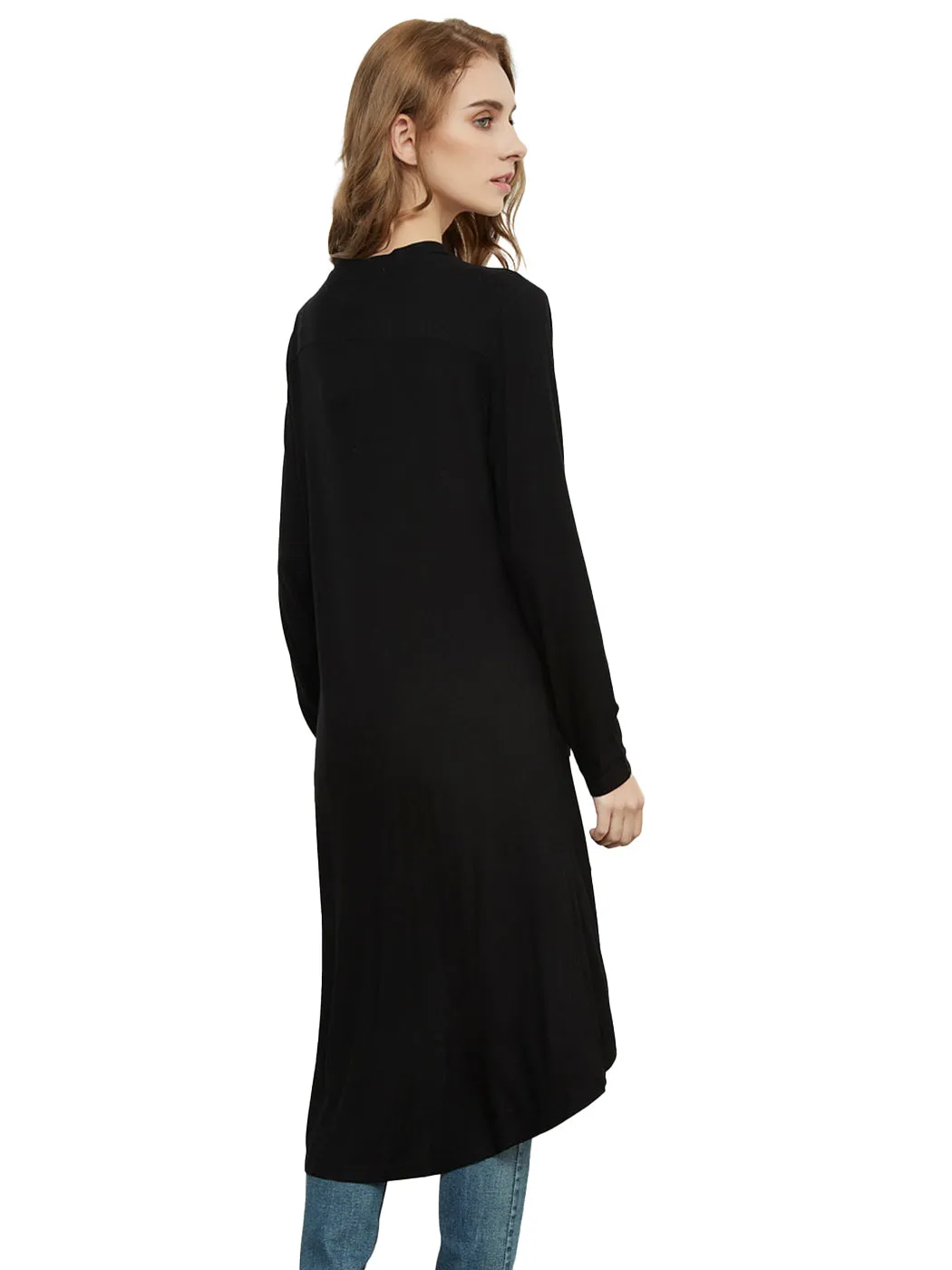 Long Sleeve Button Down Knit Ribbed Cardigan sold by Anna-Kaci product image thumbnail 2