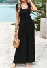 Tie-Shoulder Wide Leg Jumpsuit sold by Anna-Kaci