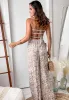 Strappy Back Halter Neck Jumpsuit sold by Anna-Kaci