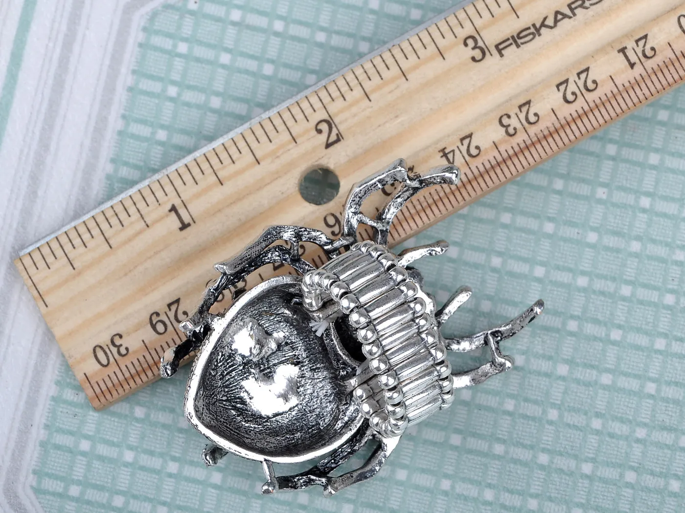 Silver Halloween Mother Spider Ring sold by Anna-Kaci product image thumbnail 3