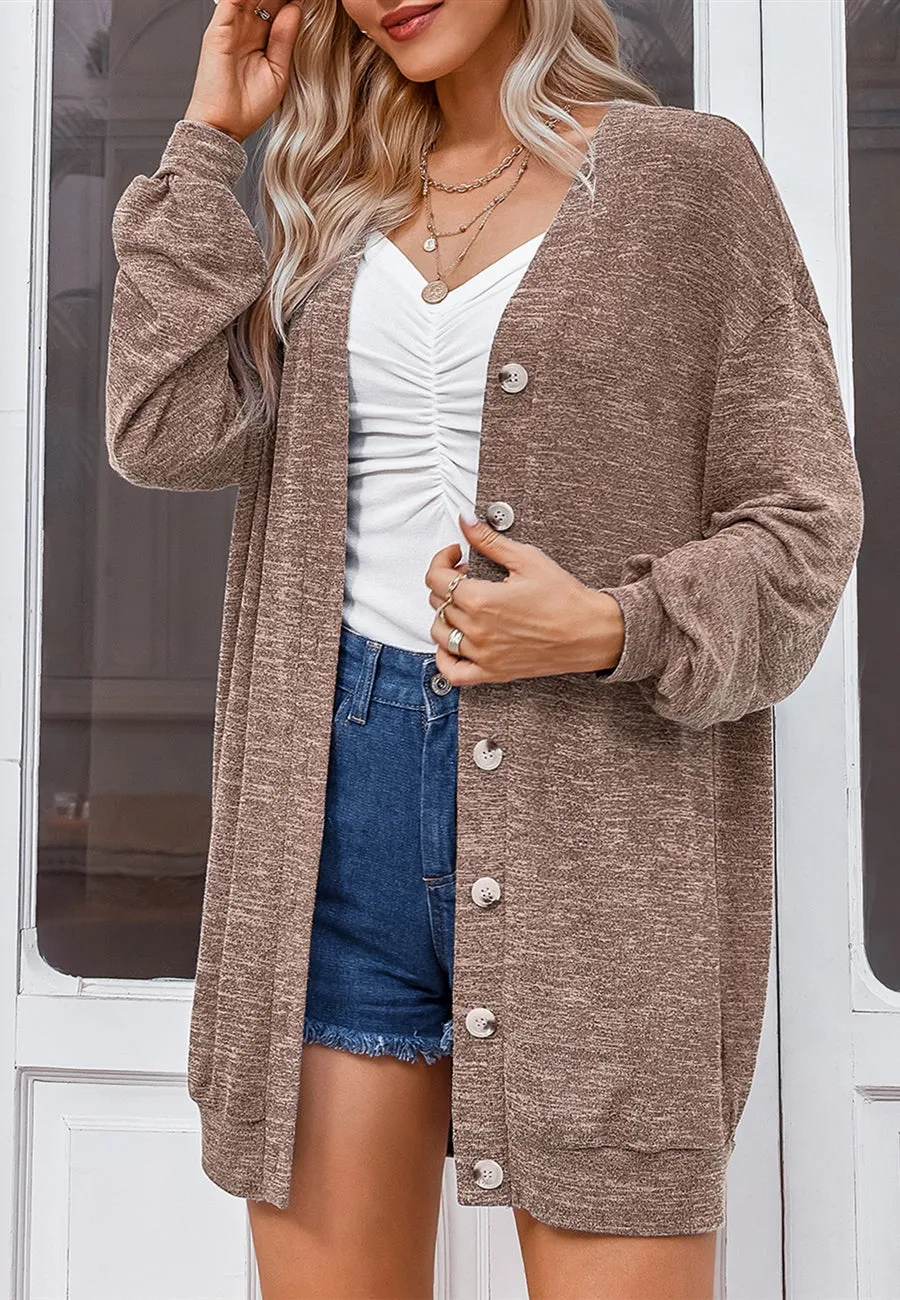 Space Dye Knit Long Cardigan sold by Anna-Kaci product image thumbnail 5