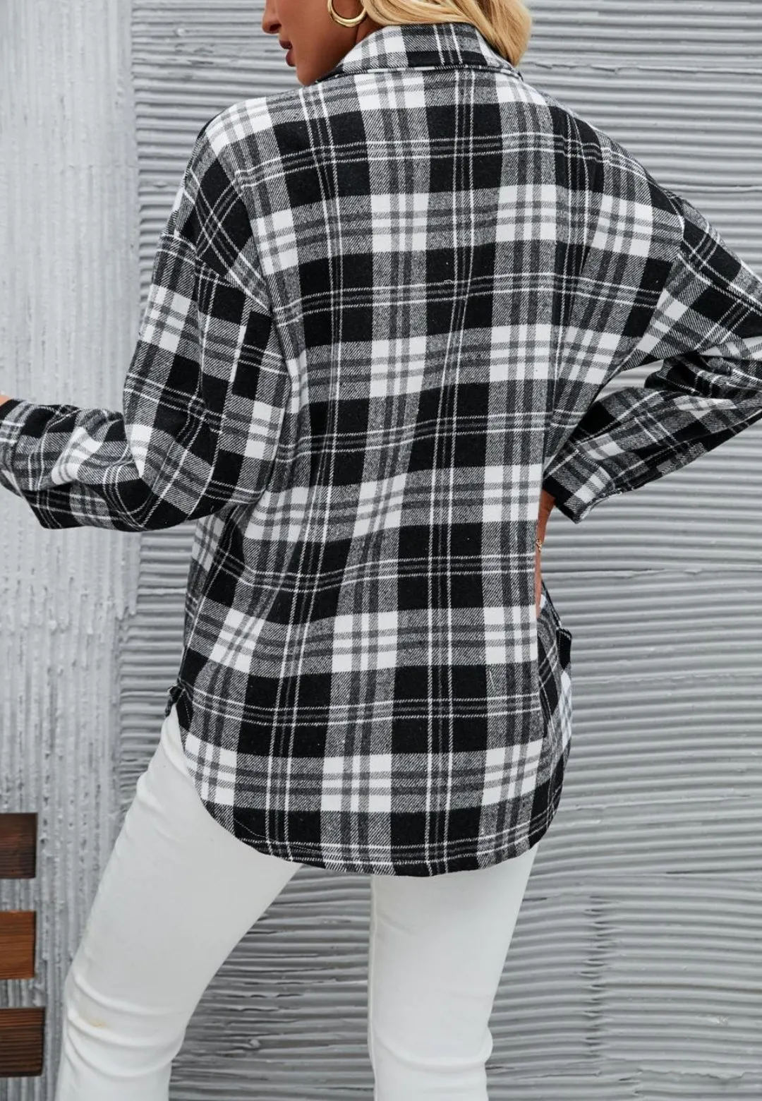 Classic Plaid Pattern Shacket sold by Anna-Kaci product image thumbnail 2