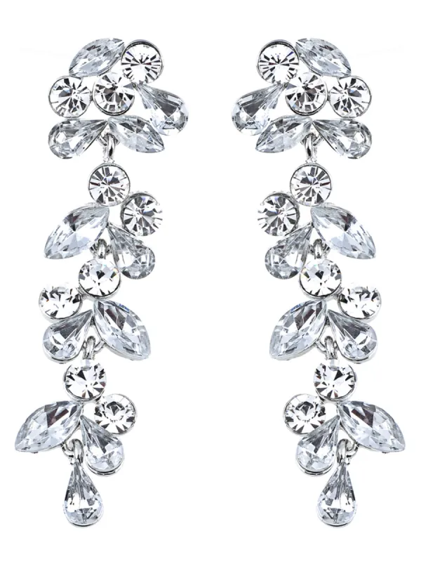 Drop Leaf Earrings Wedding Special Occasion Bridal sold by Anna-Kaci