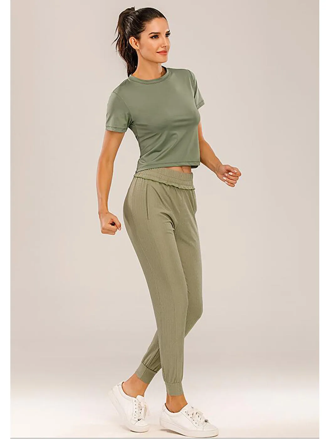 Workout Tops for Women Keyhole Yoga Shirts Athletic Running Tank Tops sold by Anna-Kaci product image thumbnail 5