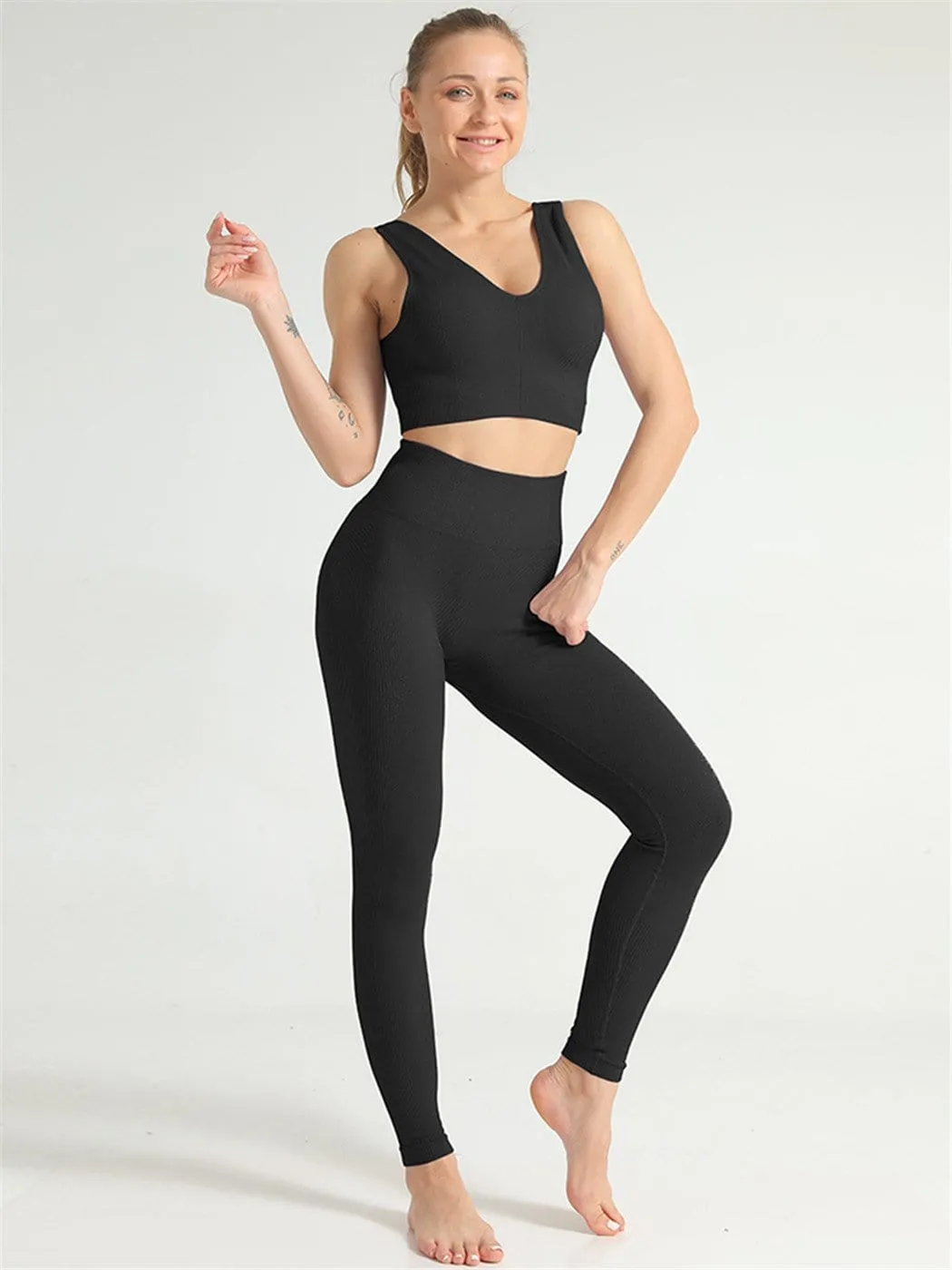 Yoga Fitness Comfy Set sold by Anna-Kaci product image thumbnail 4