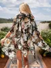 Anna-Kaci Women's Floral Kimono Cover-Up with Tassel Trim sold by Anna-Kaci