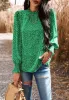 Ruffle Neck Floral Blouse sold by Anna-Kaci