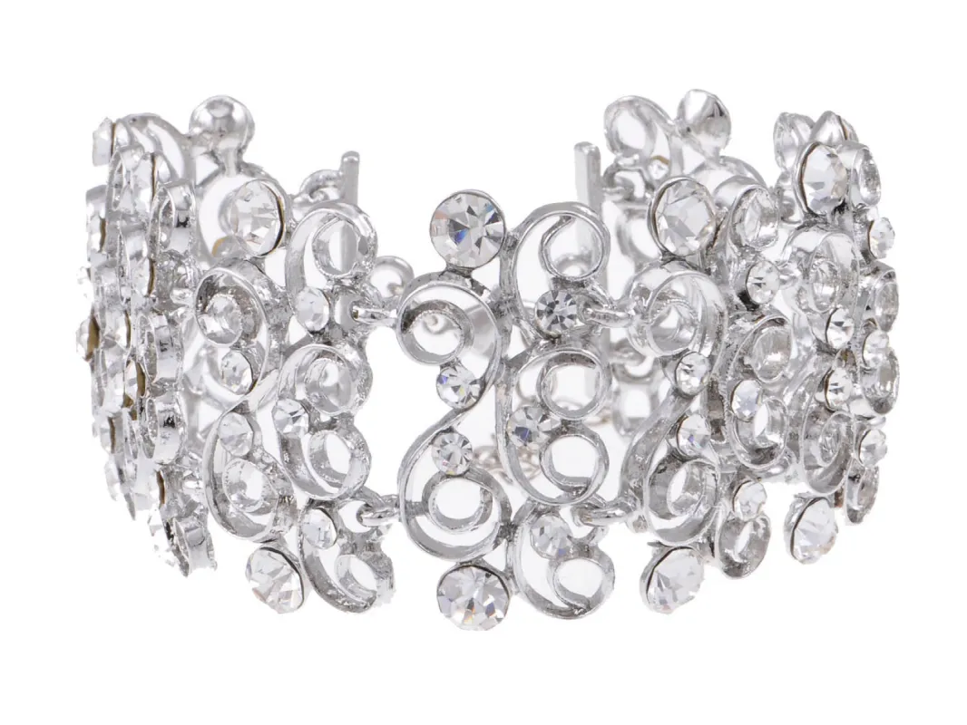 Colored Caged Princess Loop Bangle Bracelet sold by Anna-Kaci