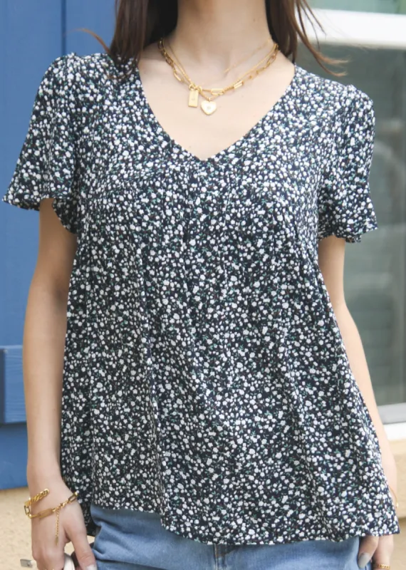 Floral Print Light Blouse sold by Anna-Kaci