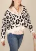 Tassel Frayed Hem Patterned Sweater sold by Anna-Kaci
