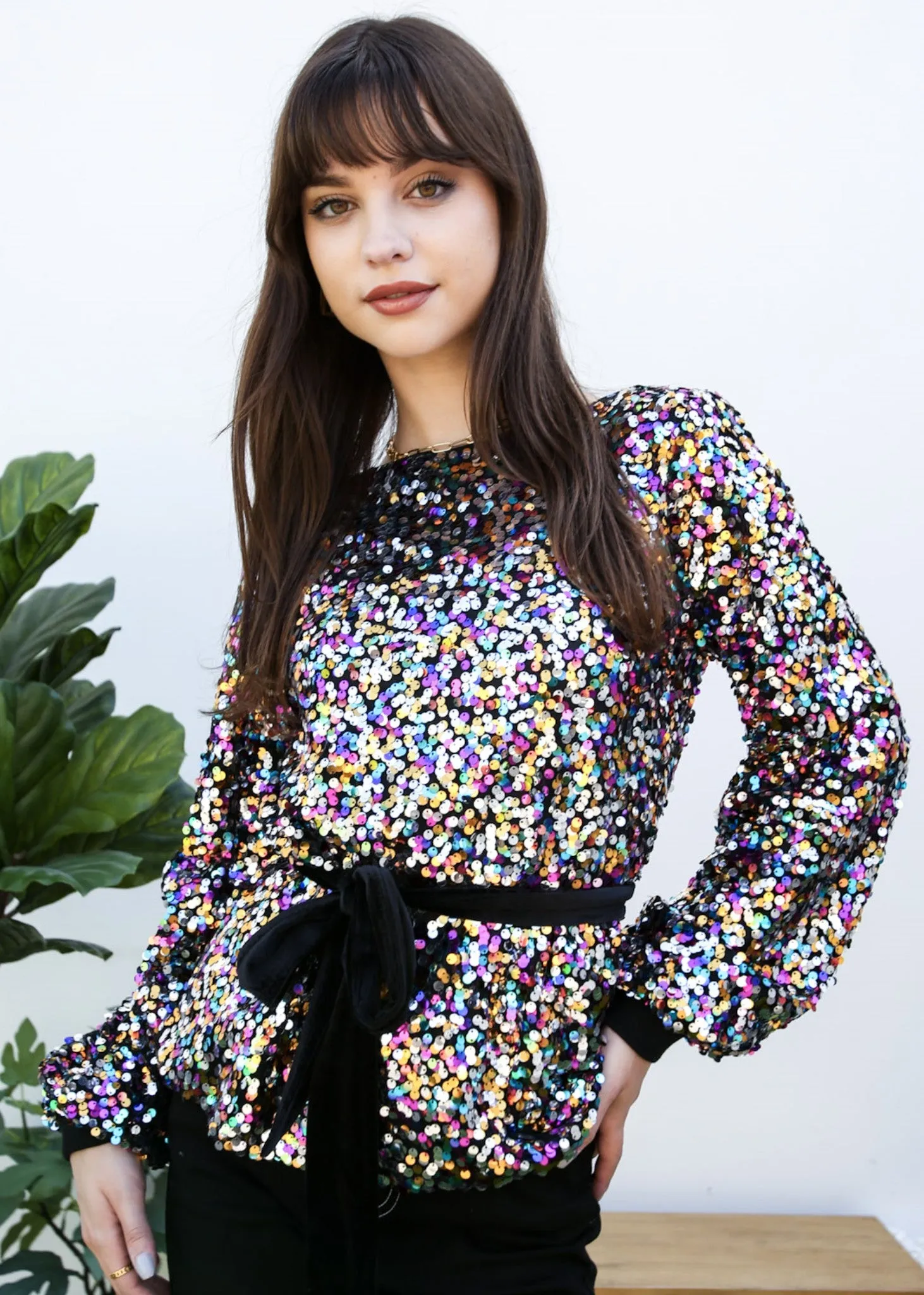 Sequin Party Sweatshirt Pullover Top sold by Anna-Kaci product image thumbnail 5