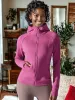 Yoga Fitness Warm Hooded Sports Jacket sold by Anna-Kaci
