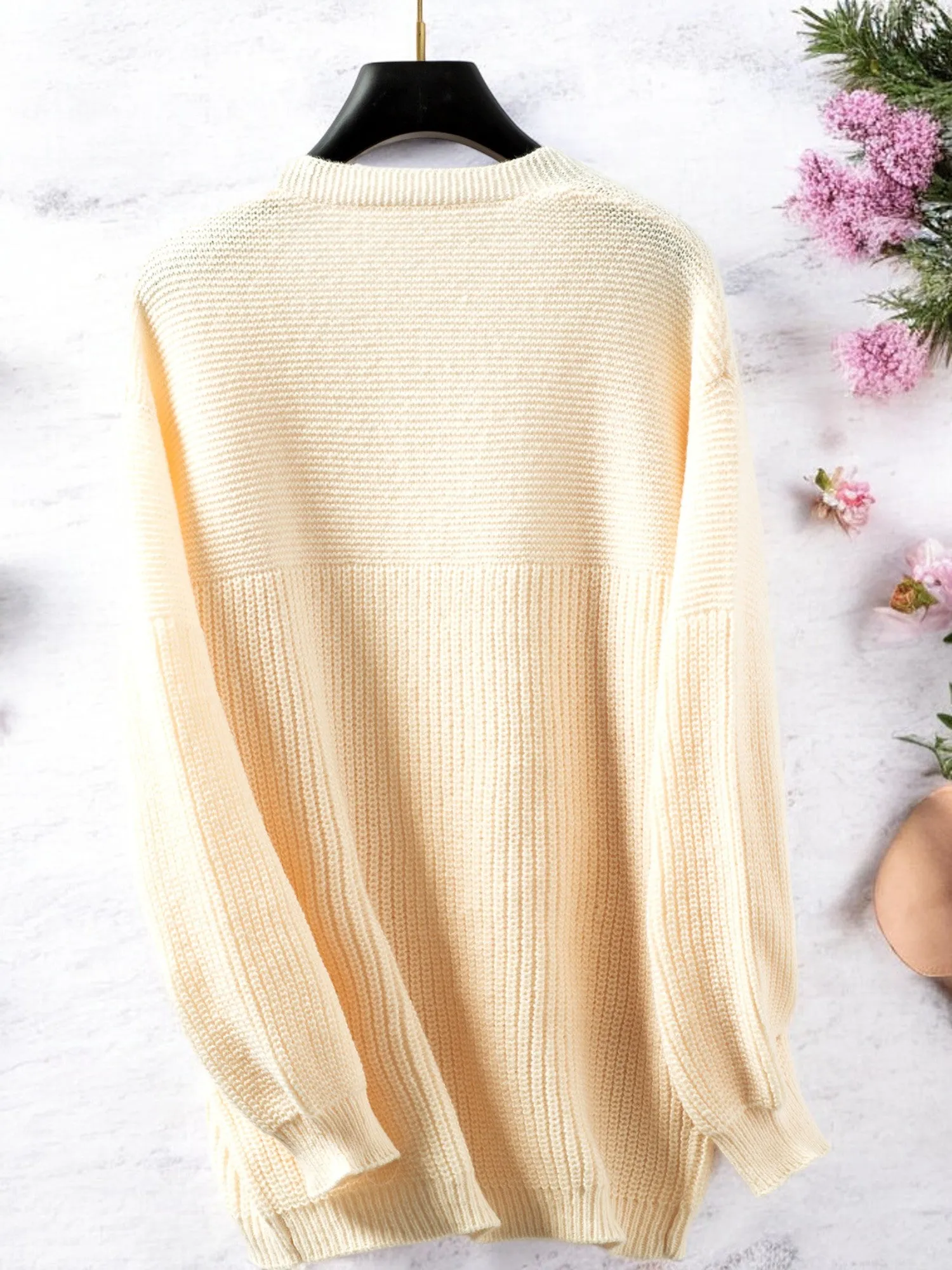 Anna-Kaci Women's Open Front Cardigan with Balloon Sleeves and Relaxed Fit sold by Anna-Kaci product image thumbnail 5