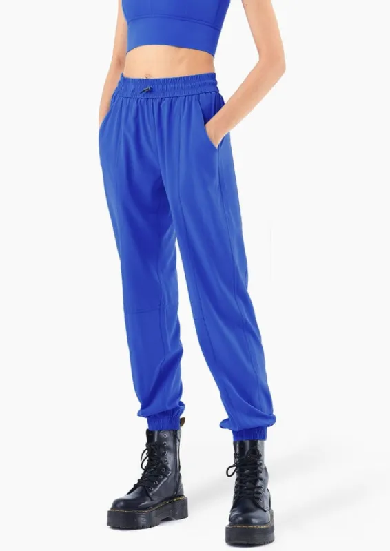 High Rise Contouring Seam Drawstring Ruched Joggers sold by Anna-Kaci