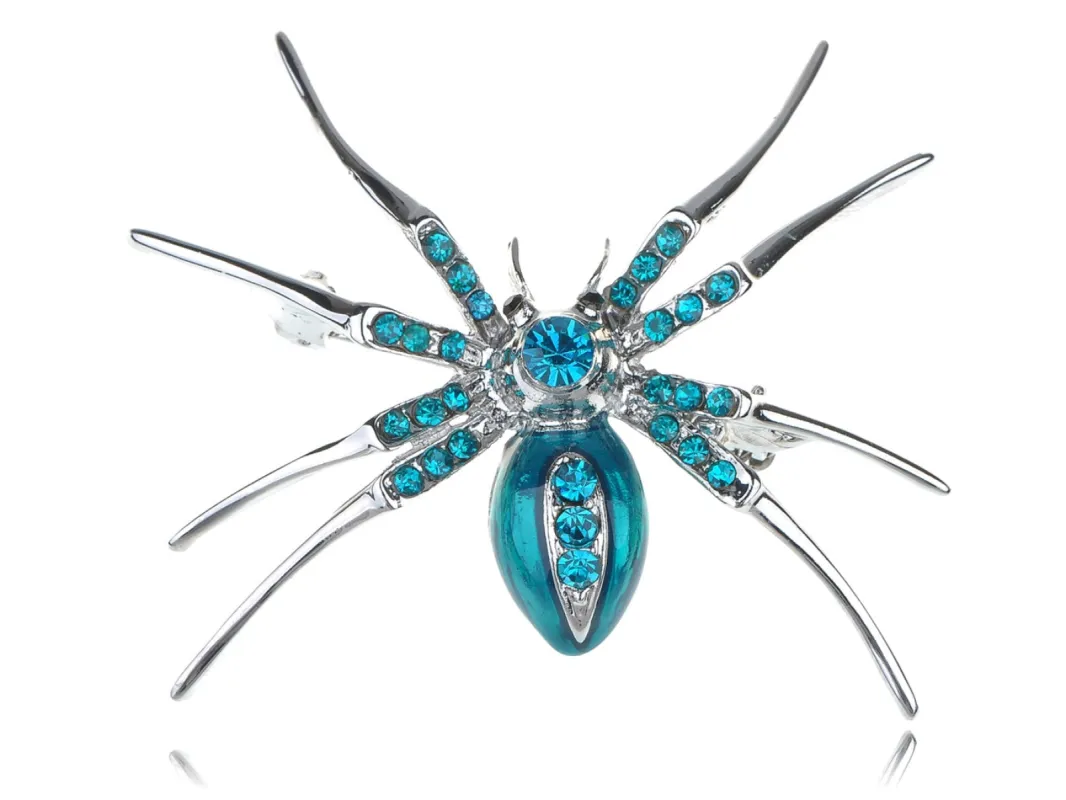 Enamel Spider Jewelry Pin Brooch sold by Anna-Kaci