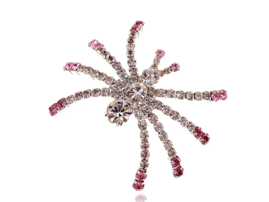 Ice Bling Austrian Spider Trend Pin Brooch sold by Anna-Kaci