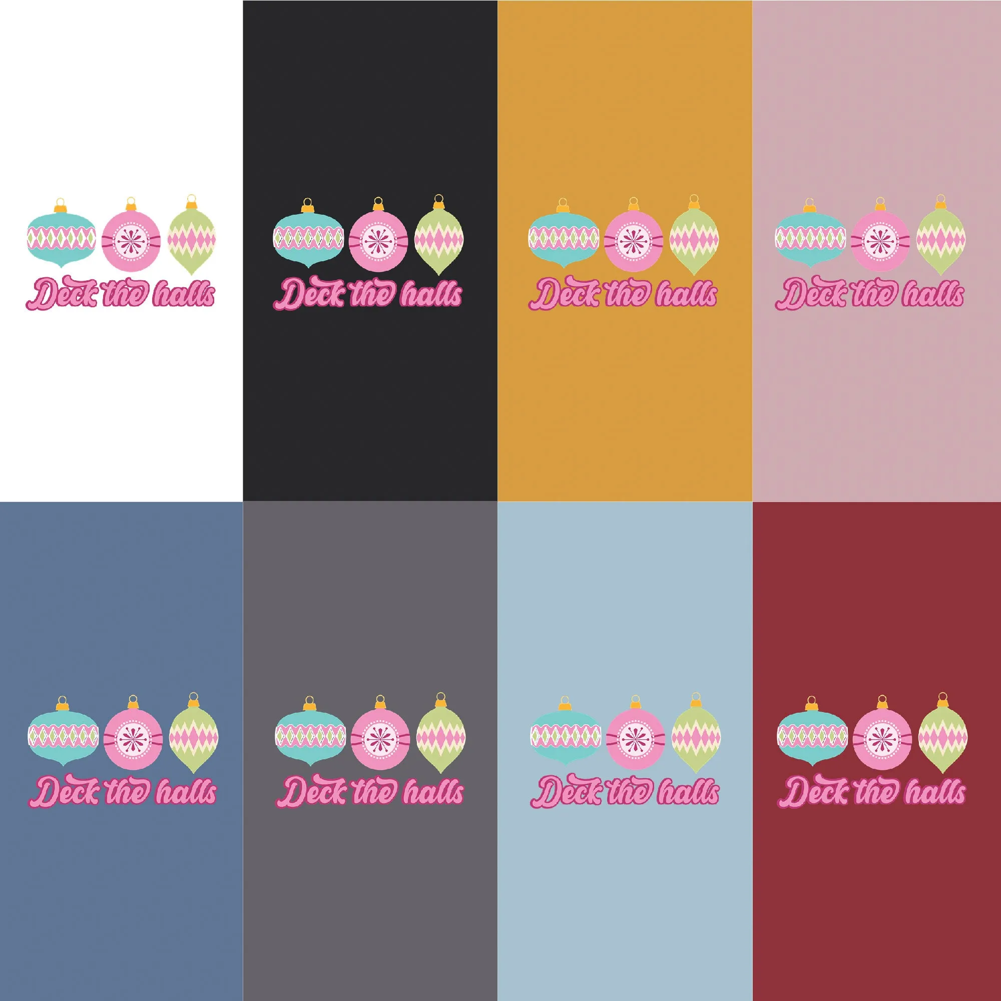 Jolly Tee 'Deck the Balls' Holiday T-shirt sold by Anna-Kaci product image thumbnail 4