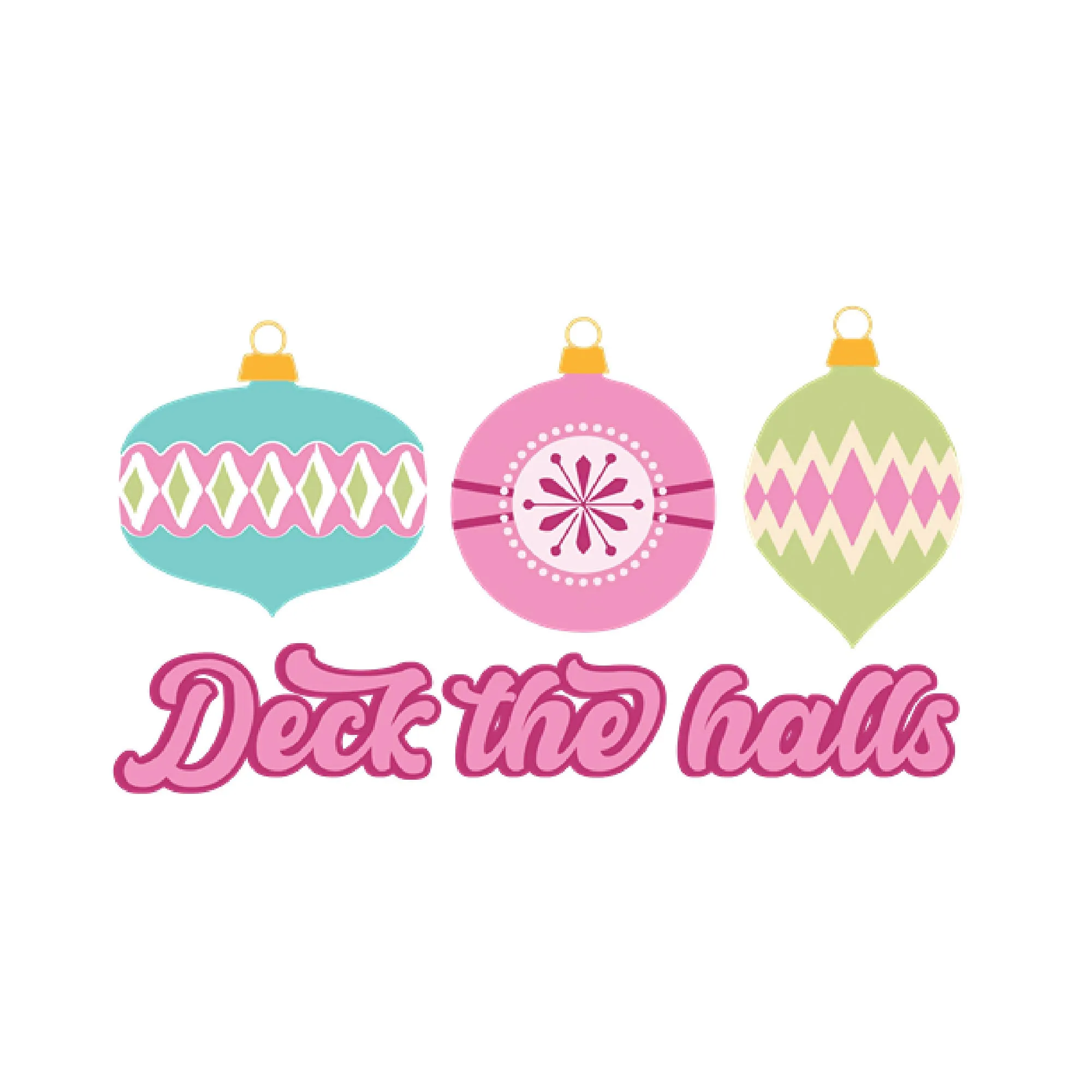 Jolly Tee 'Deck the Balls' Holiday T-shirt sold by Anna-Kaci product image thumbnail 2