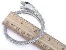 Vintage D Black Gem Eyed Snake Slim Bangle Bracelet sold by Anna-Kaci