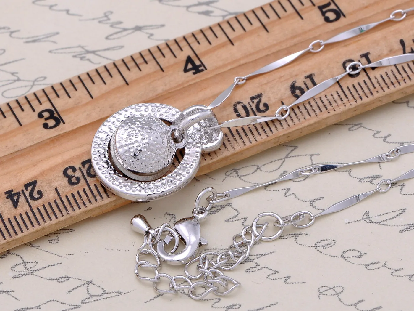 Swarovski Crystal Element Amethyst Round Heart Accent Pendant Necklace sold by Anna-Kaci product image thumbnail 3