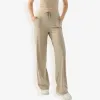 High Waisted Wide Leg Lounge Pants with Drawstring and Pockets sold by Anna-Kaci