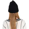 Alilang Warm Winter Knit Cuffed Beanie Cap for Women Men Daily Slouchy Ski Hat Cap sold by Anna-Kaci