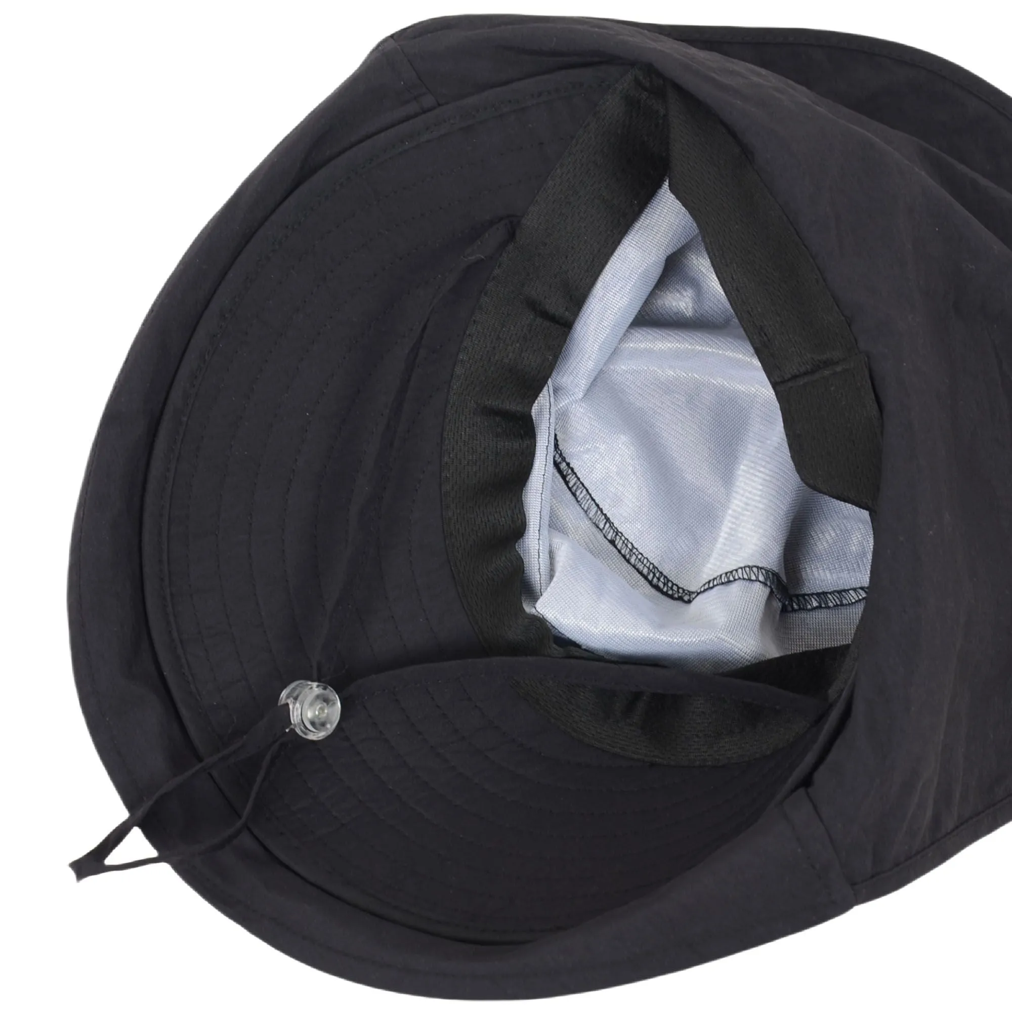 Alilang Womens Sun Hat Wide Brim Bucket Hats with Neck Flap and Ponytail Hole for Summer Beach Fishing Hiking sold by Anna-Kaci product image thumbnail 5