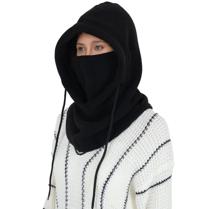 Alilang Winter Fleece Face Mask Balaclava Warm Neck Face Cover Hat Cap Hooded Scarf for Men and Women sold by Anna-Kaci