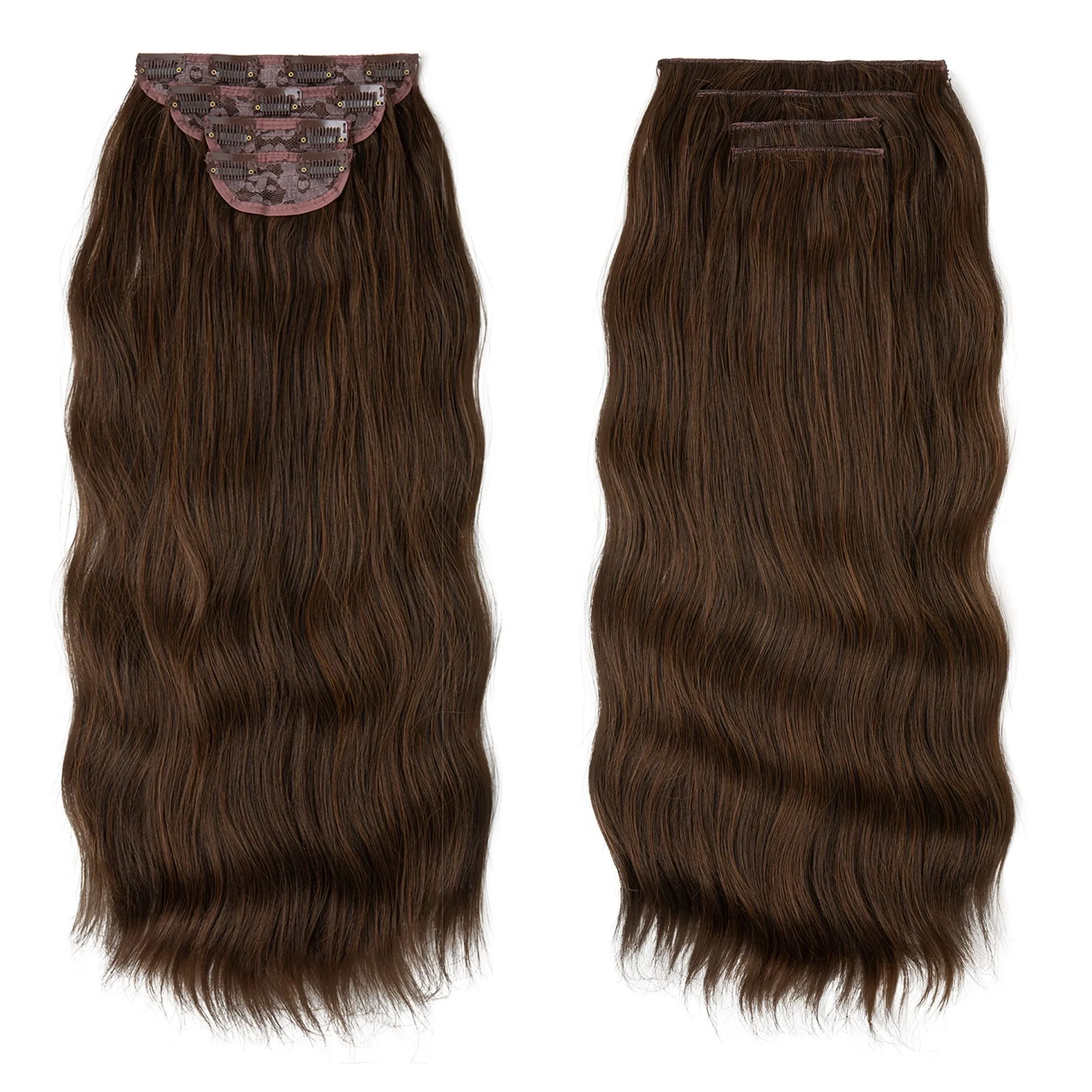Long Curly Water Ripple Clip-in Hair Extensions for Women sold by Anna-Kaci product image thumbnail 4
