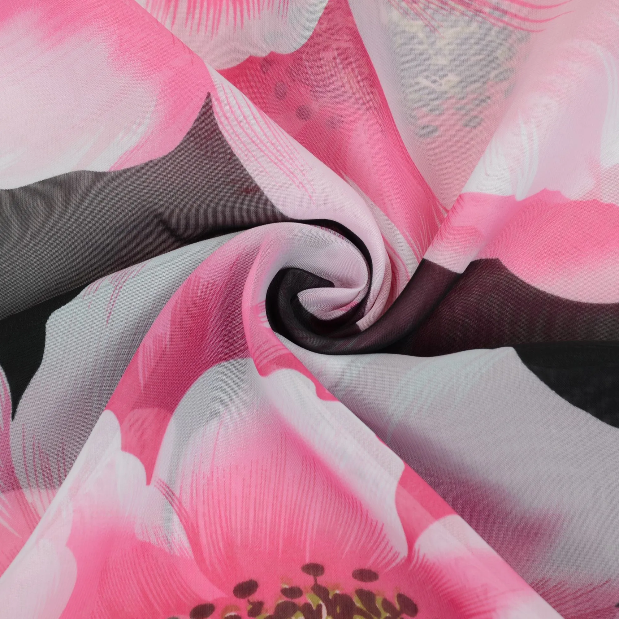 Floral Print Chiffon Scarf Lightweight Sheer Shawl Wraps Scarves for Women 19.69 x 63 inches sold by Anna-Kaci product image thumbnail 4