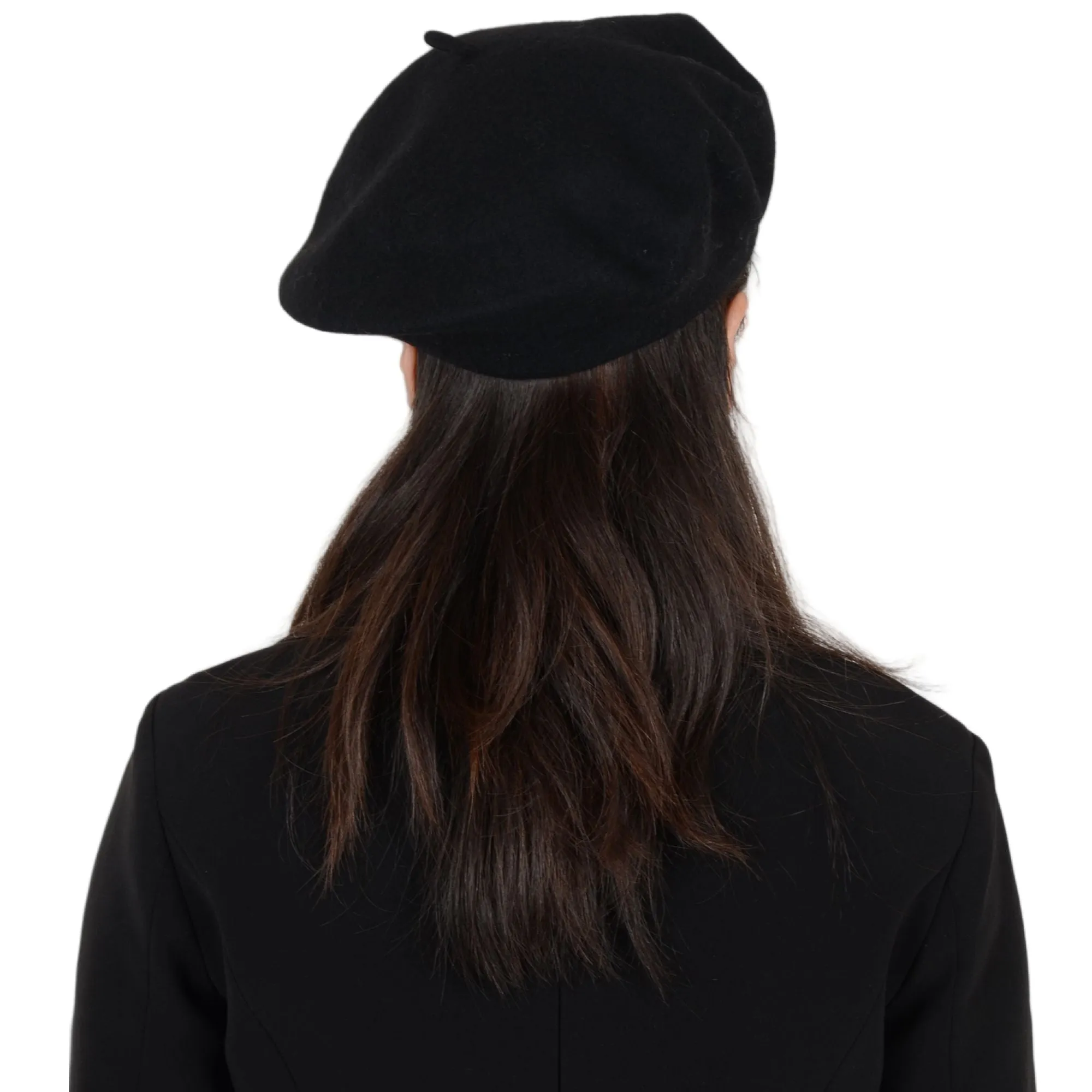 Women's Wool French Beret Hats Solid Color Classic Beanie Fall Winter Cap sold by Anna-Kaci product image thumbnail 4