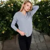 Anna-Kaci Women's Textured Knit Sweater with V-Neckline and Ribbed Sleeves sold by Anna-Kaci