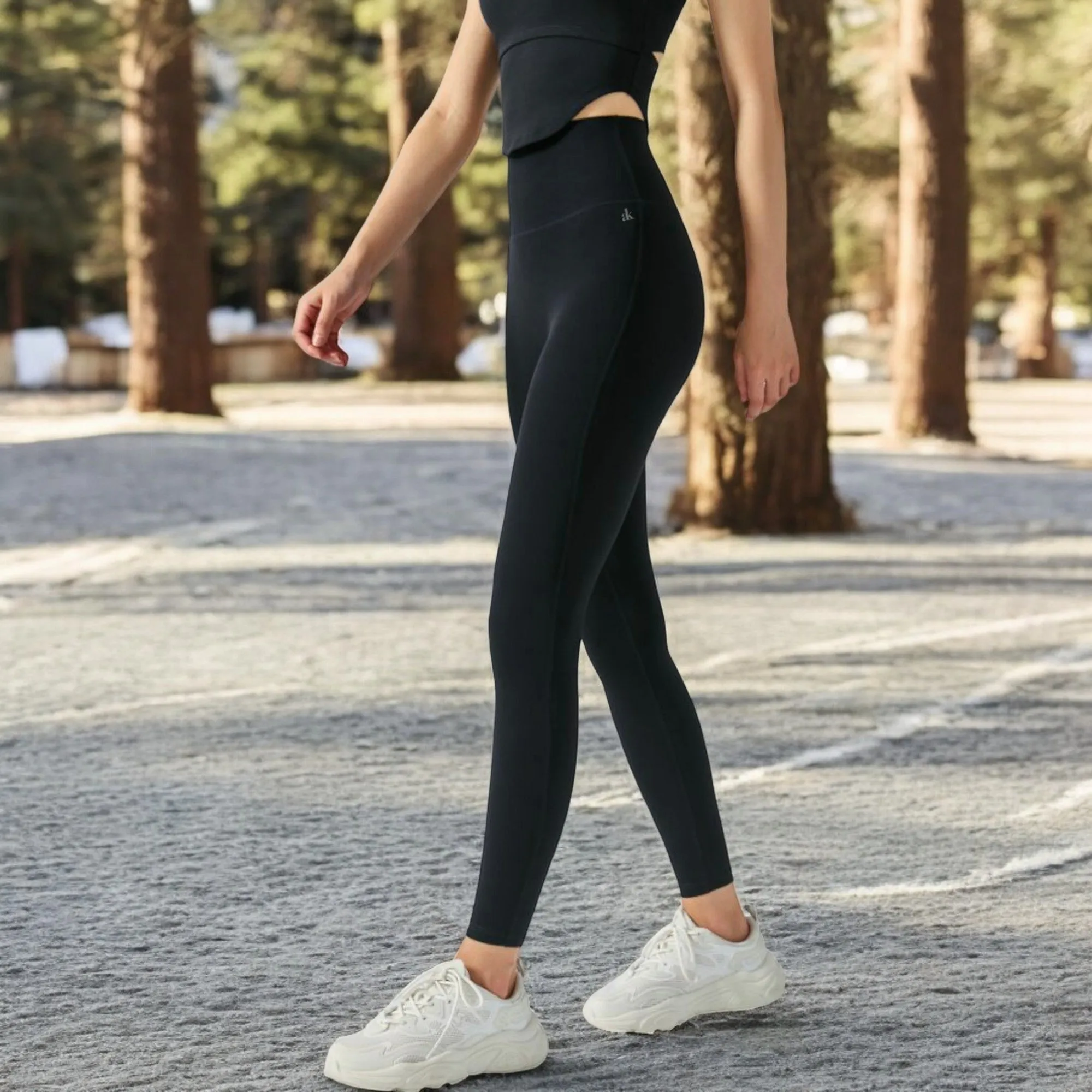 Anna-Kaci Women's High Waist Ribbed Texture Seamless Leggings sold by Anna-Kaci product image thumbnail 4