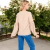 Anna-Kaci Women's Long Sleeve Pleated Blouse with Lace Detail and Tie Neck sold by Anna-Kaci
